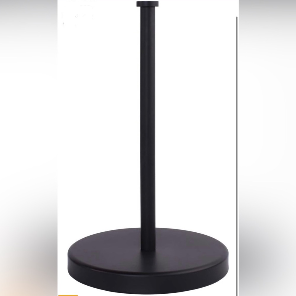 KES Paper Towel Holder - Weighted Base in Matte Black Stainless Steel NWT